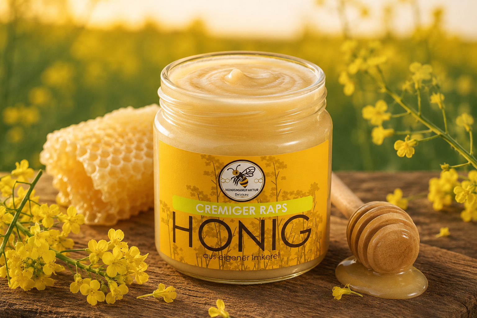 Cremiger Raps-Honig